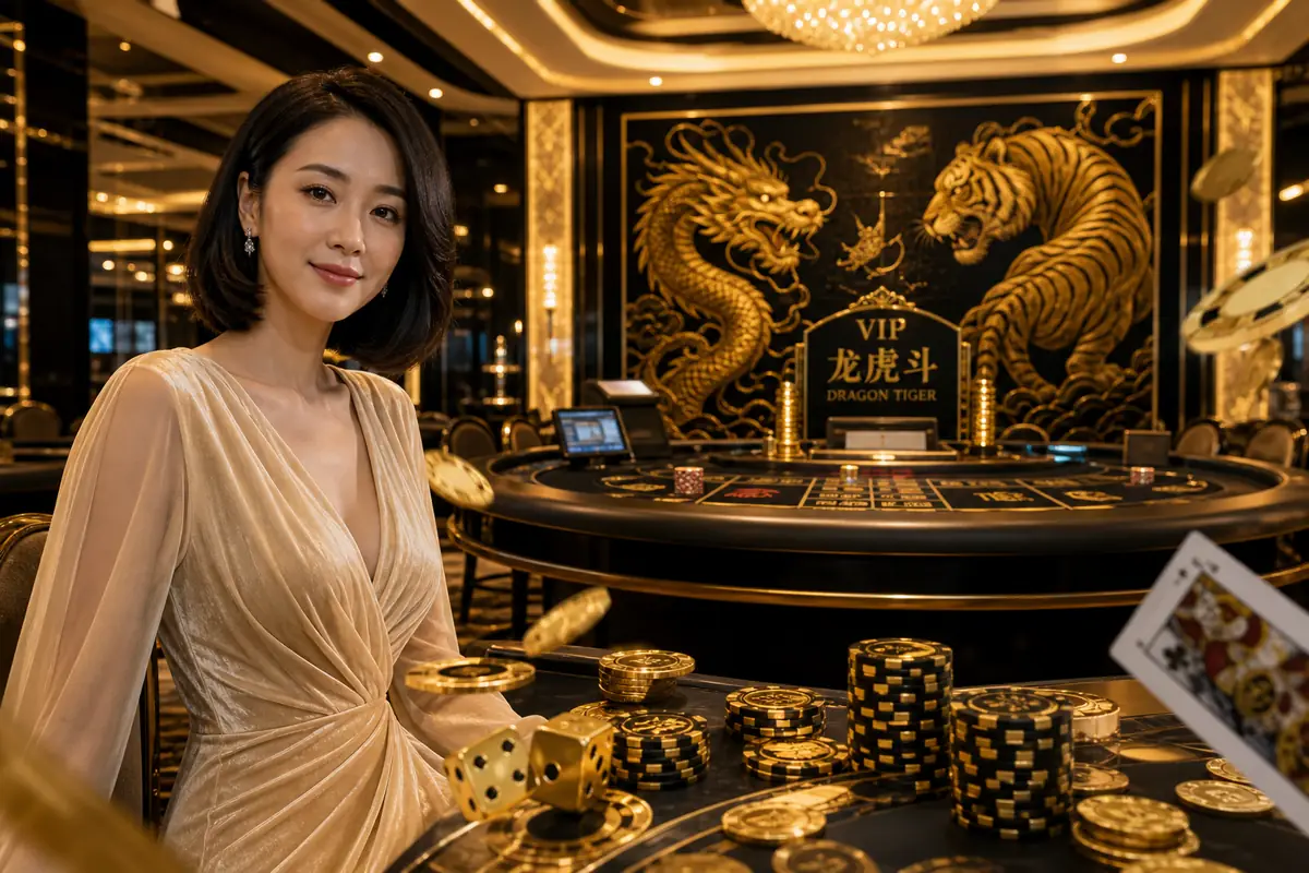 ijuta Casino dealer langsung suasana meja